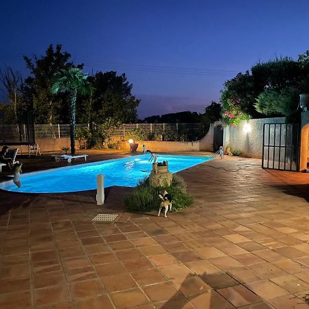 Villa Lazuel, Piscine Privative Chauffee, Vue Panoramique Et Jardin Clos Aubenas Exterior photo